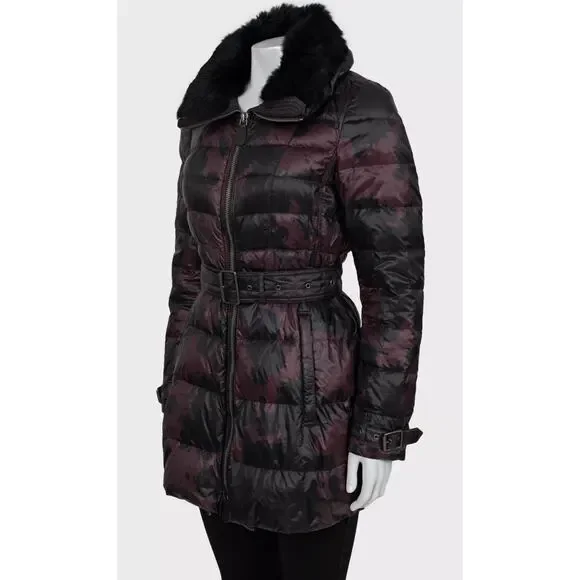 Burberry Brit Printed Fitted Down Coat Sz.S - Picture 2 of 4